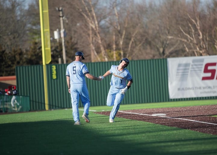 Baseball locks in series sweep