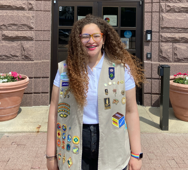 Gold star girl scout’s commitment to community